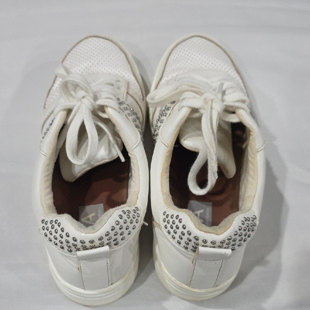 MIA White Sneakers with Silver Studs - Picture 2 of 6
